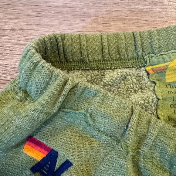 Aviator Nation 5 Stripe Joggers in green - Picture 3 of 6